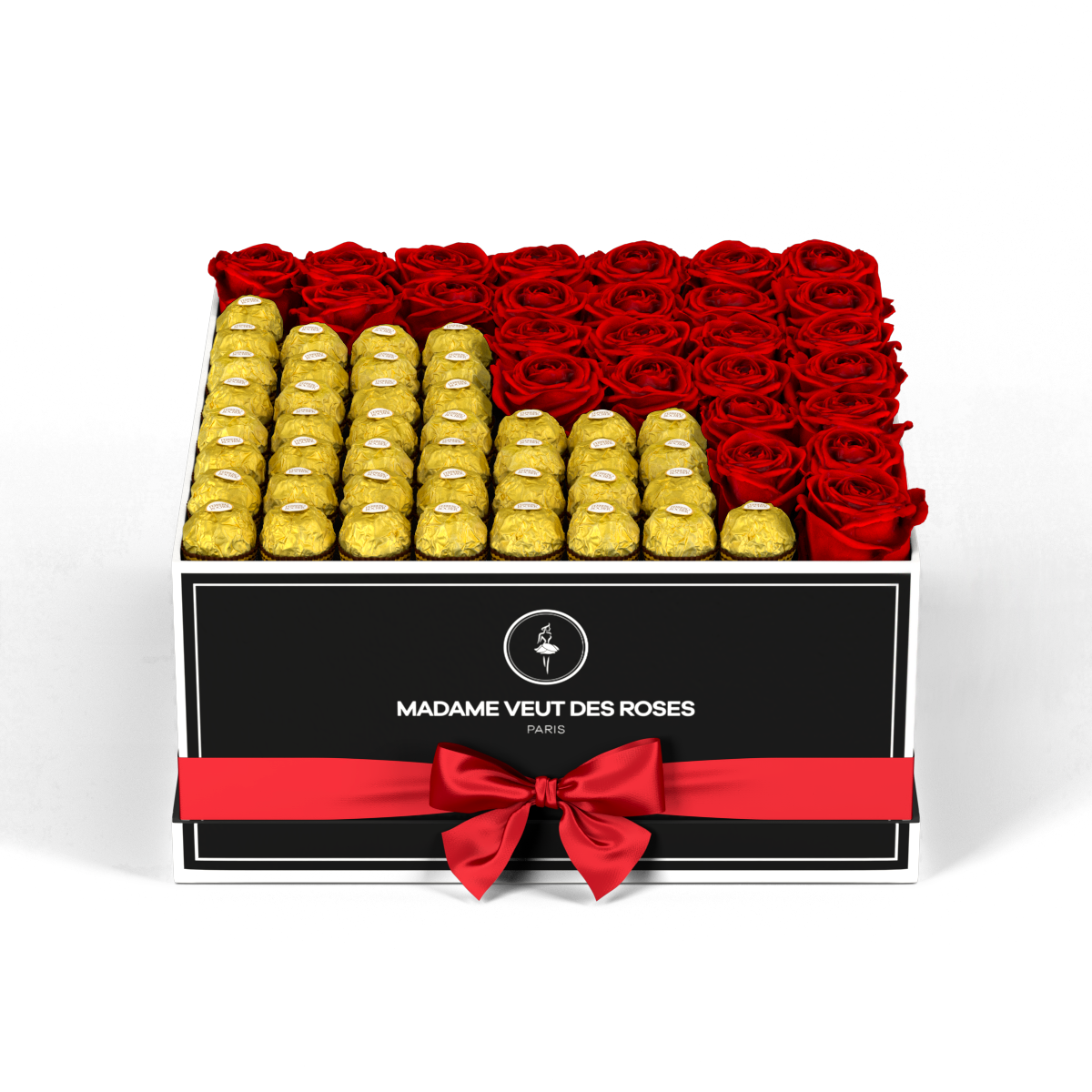 Box roses et chocolats