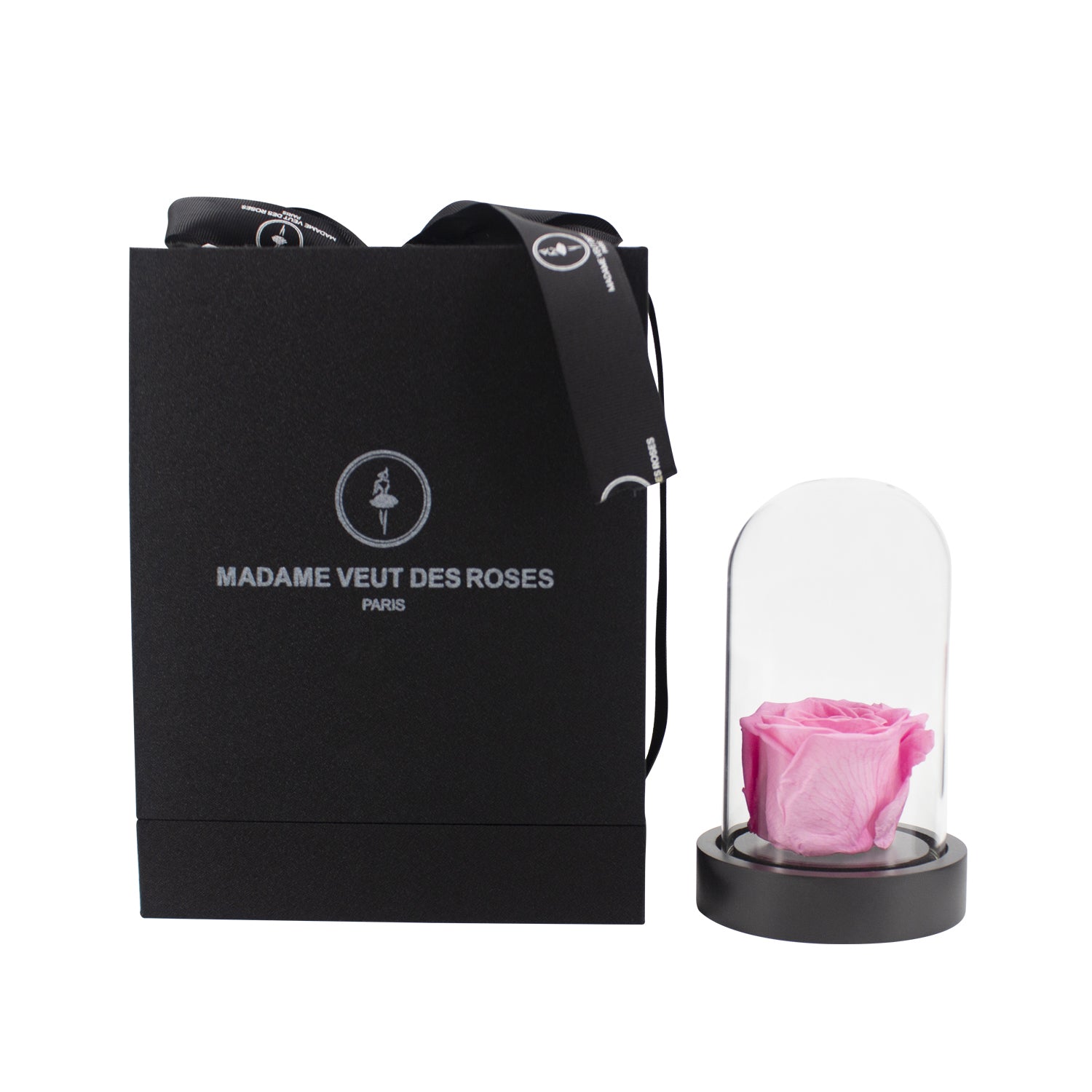 Rose éternelle sous cloche - Madame Veut Des Roses