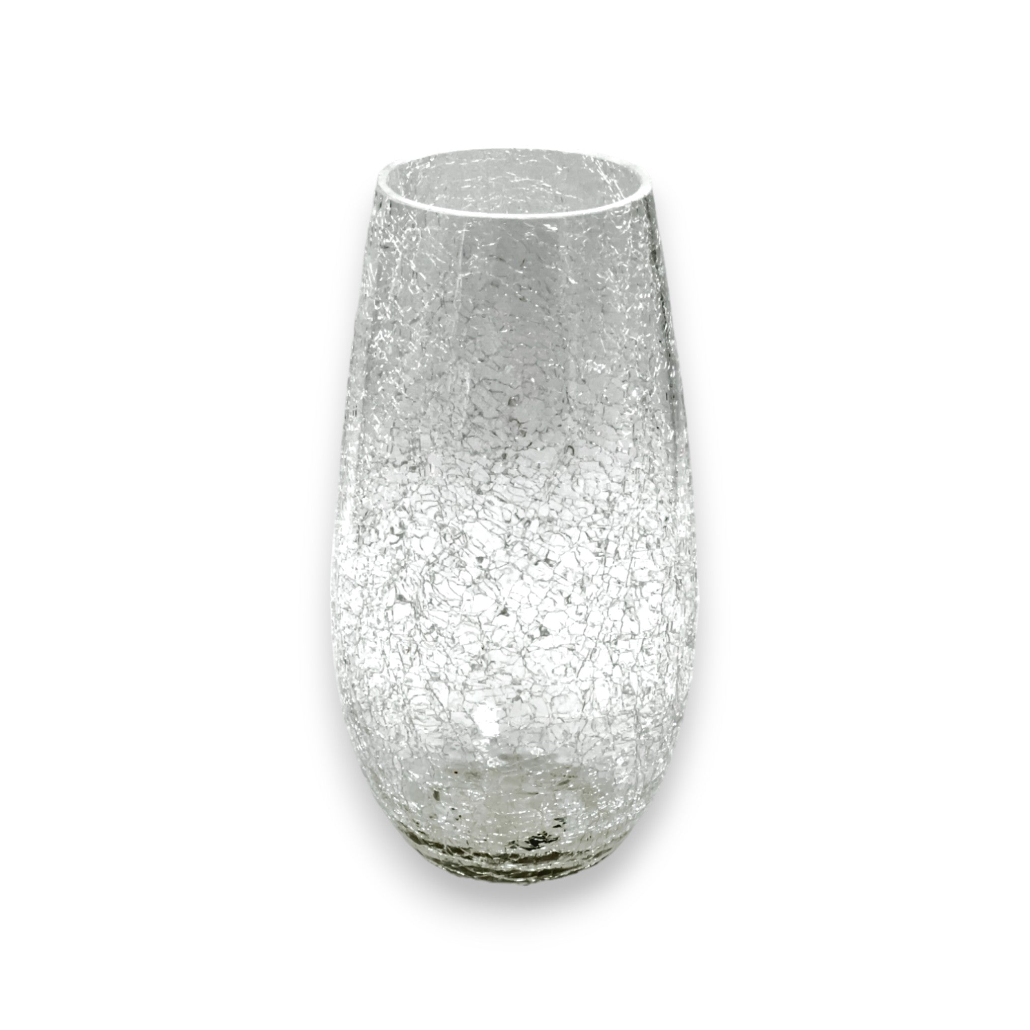 Bouquet de roses éternelles - vase verre bombé
