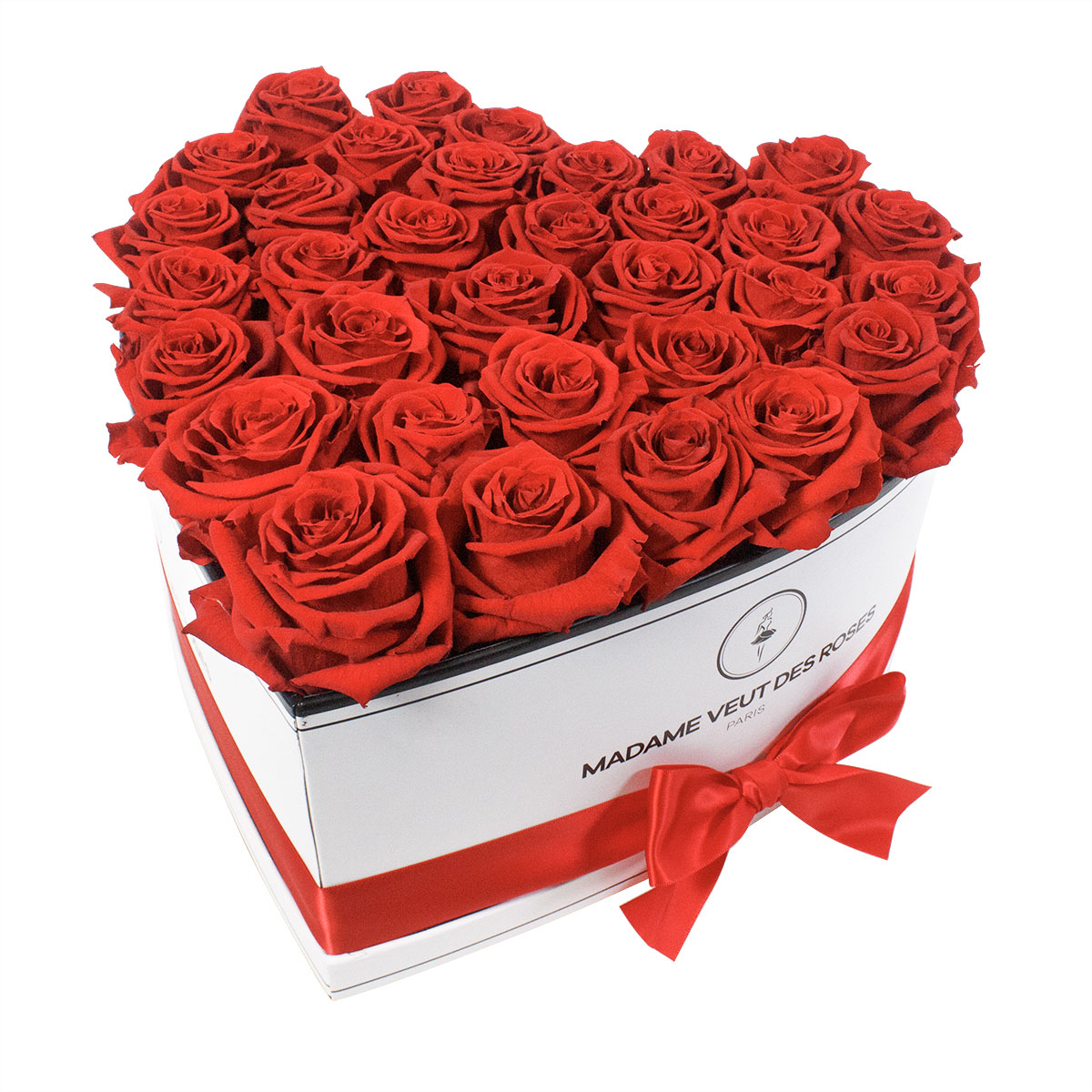 Cœur Grand - Roses éternelles - Madame Veut Des Roses