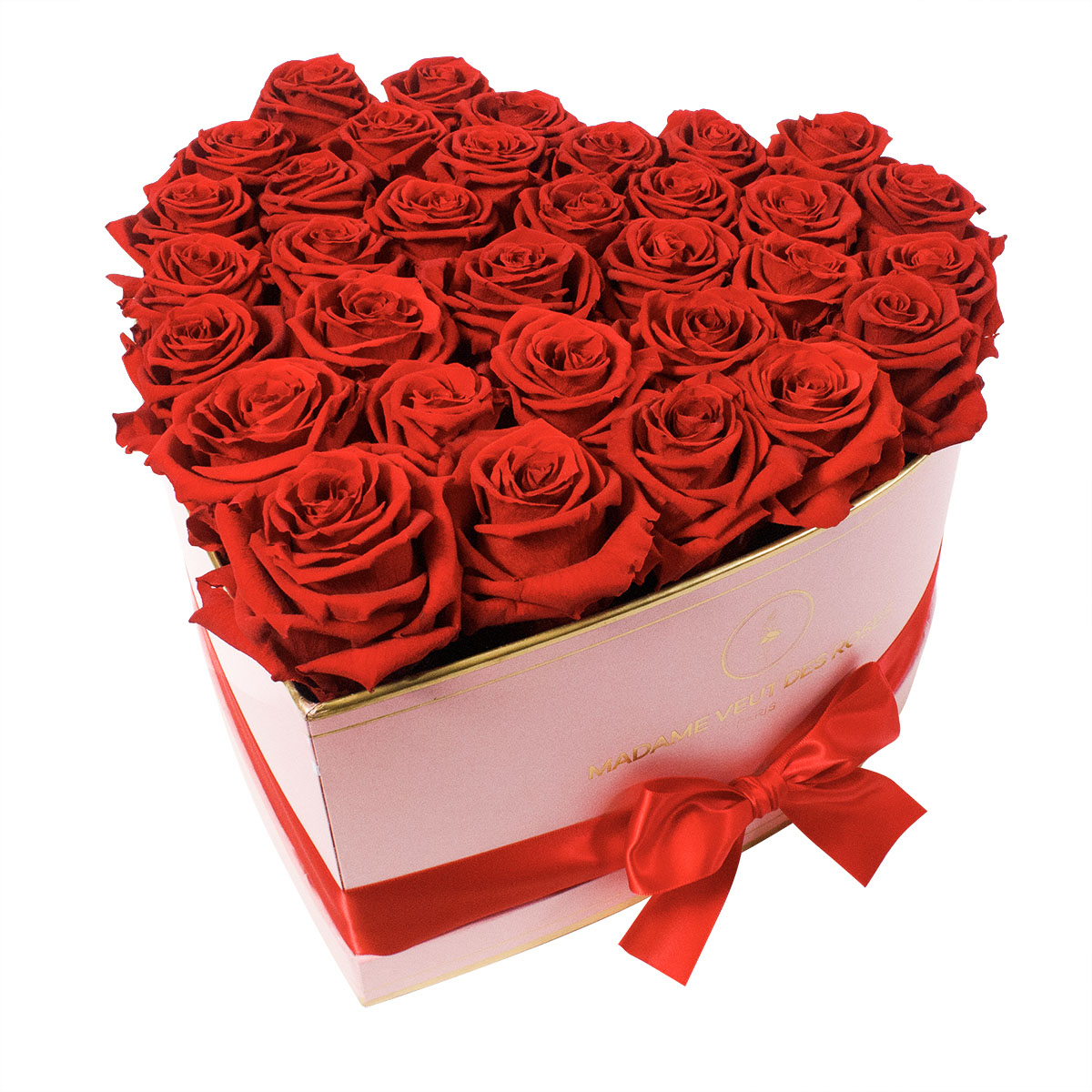 Cœur Grand - Roses éternelles - Madame Veut Des Roses