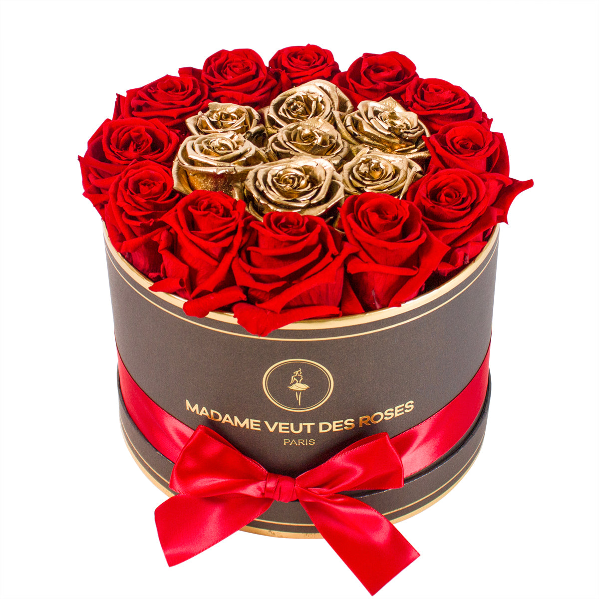 Rond Medium - Livraison Roses éternelles - Madame Veut Des Roses