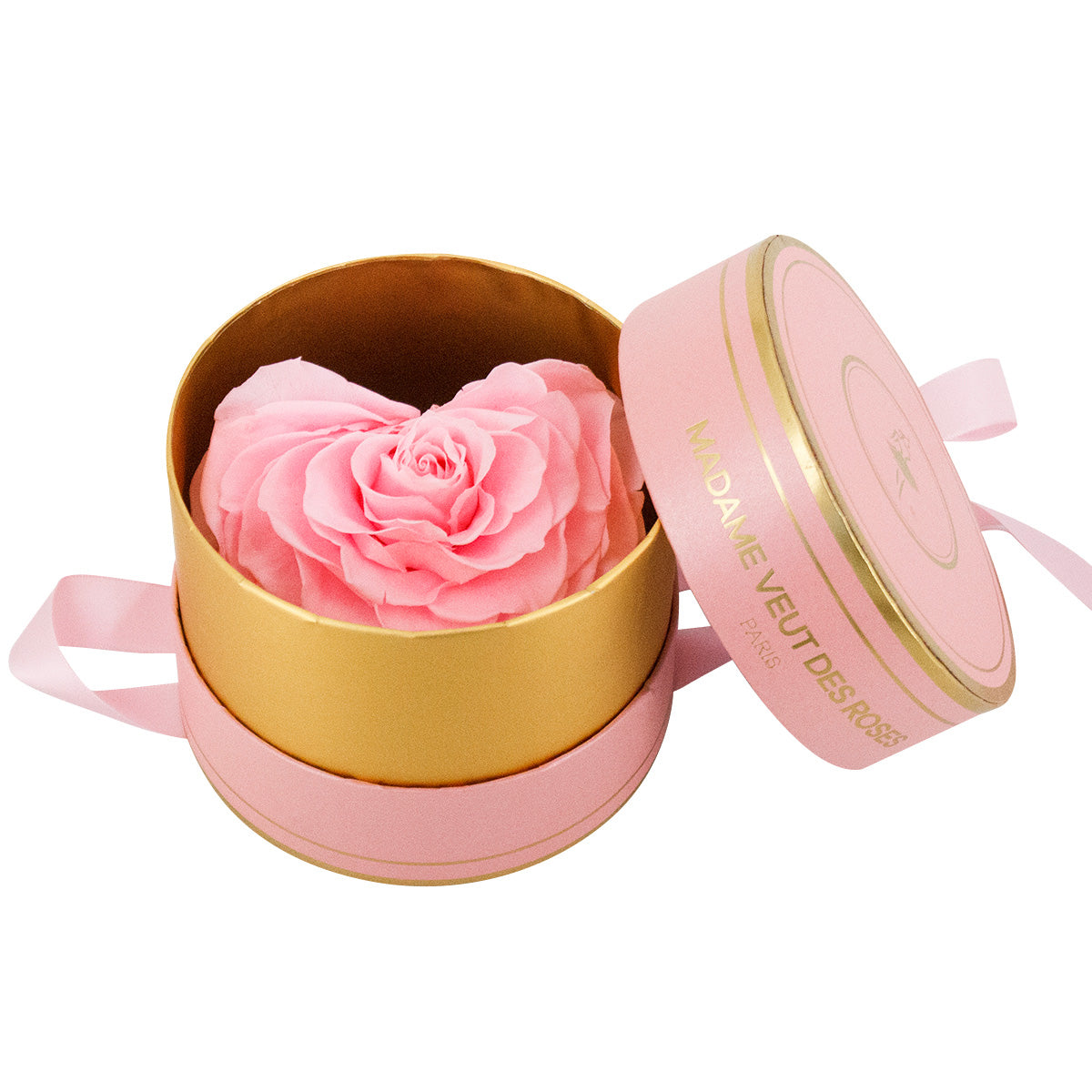 JUMBO "L'unique" - Rose éternelle coeur - Madame Veut Des Roses