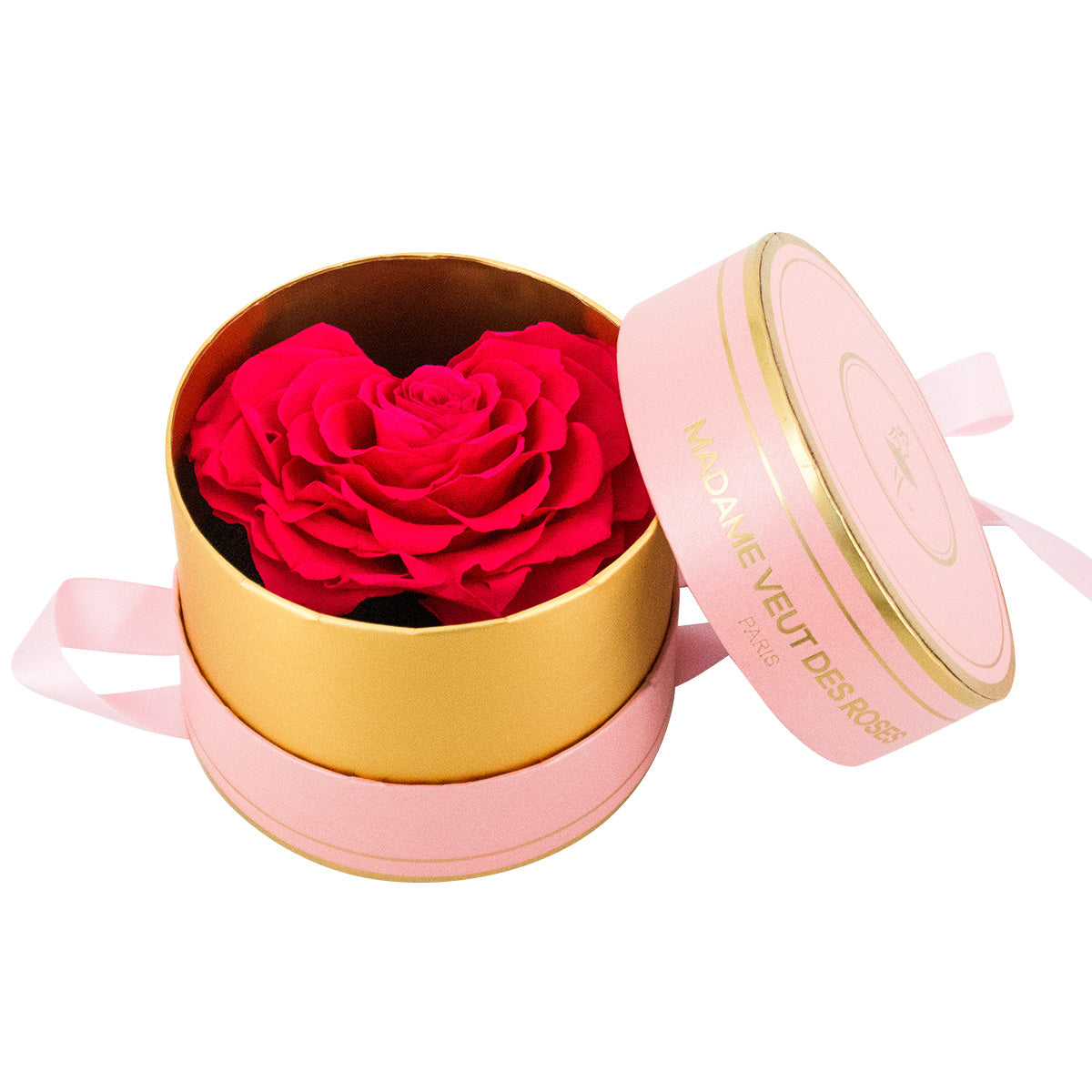 JUMBO "L'unique" - Rose éternelle coeur - Madame Veut Des Roses