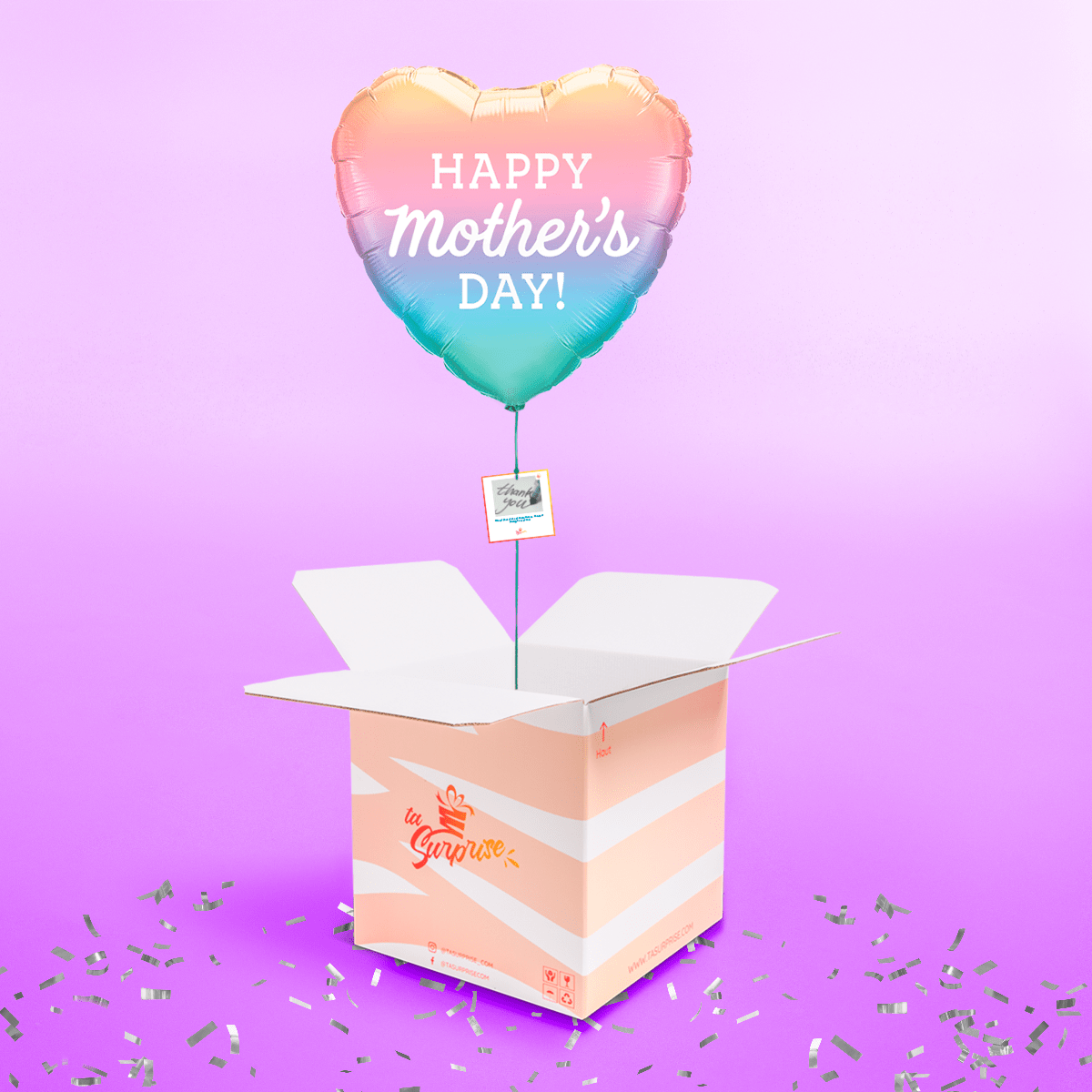 Ballon coeur - le pilier - Madame Veut Des Roses