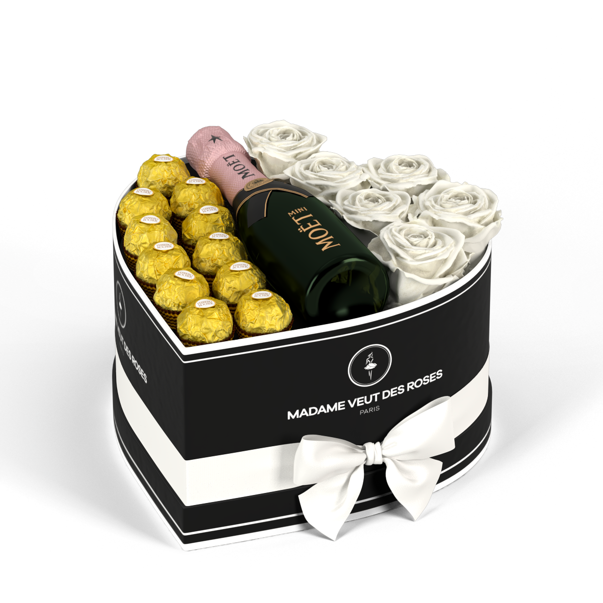 Cœur Medium - Roses éternelles - Madame Veut Des Roses