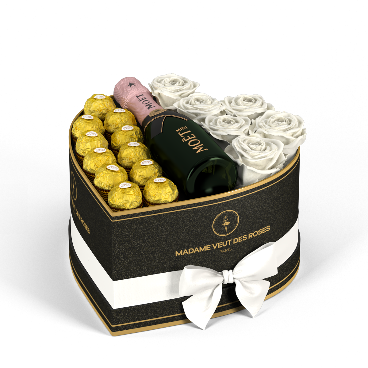 Cœur Medium - Roses éternelles - Madame Veut Des Roses