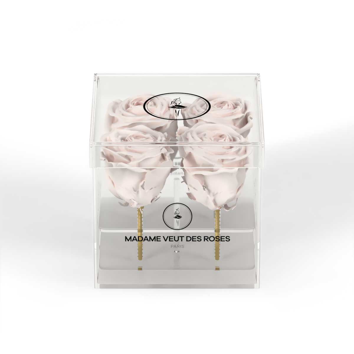 CRISTAL Carré Mini - Roses éternelles - Madame Veut Des Roses