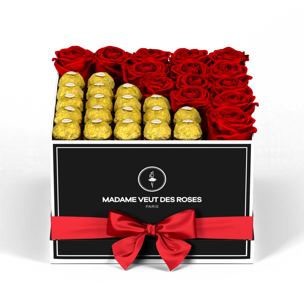 Carré Medium - Roses éternelles - Madame Veut Des Roses