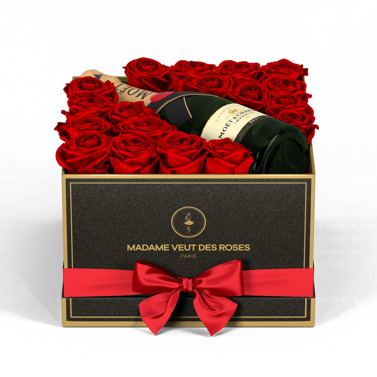 Carré Medium - Roses éternelles - Madame Veut Des Roses