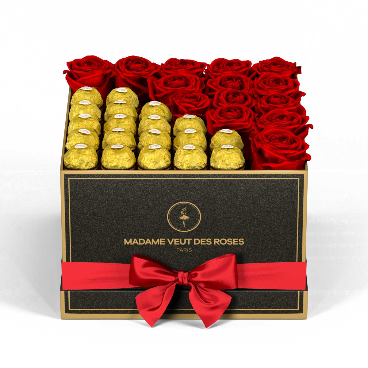 Carré Medium - Roses éternelles - Madame Veut Des Roses