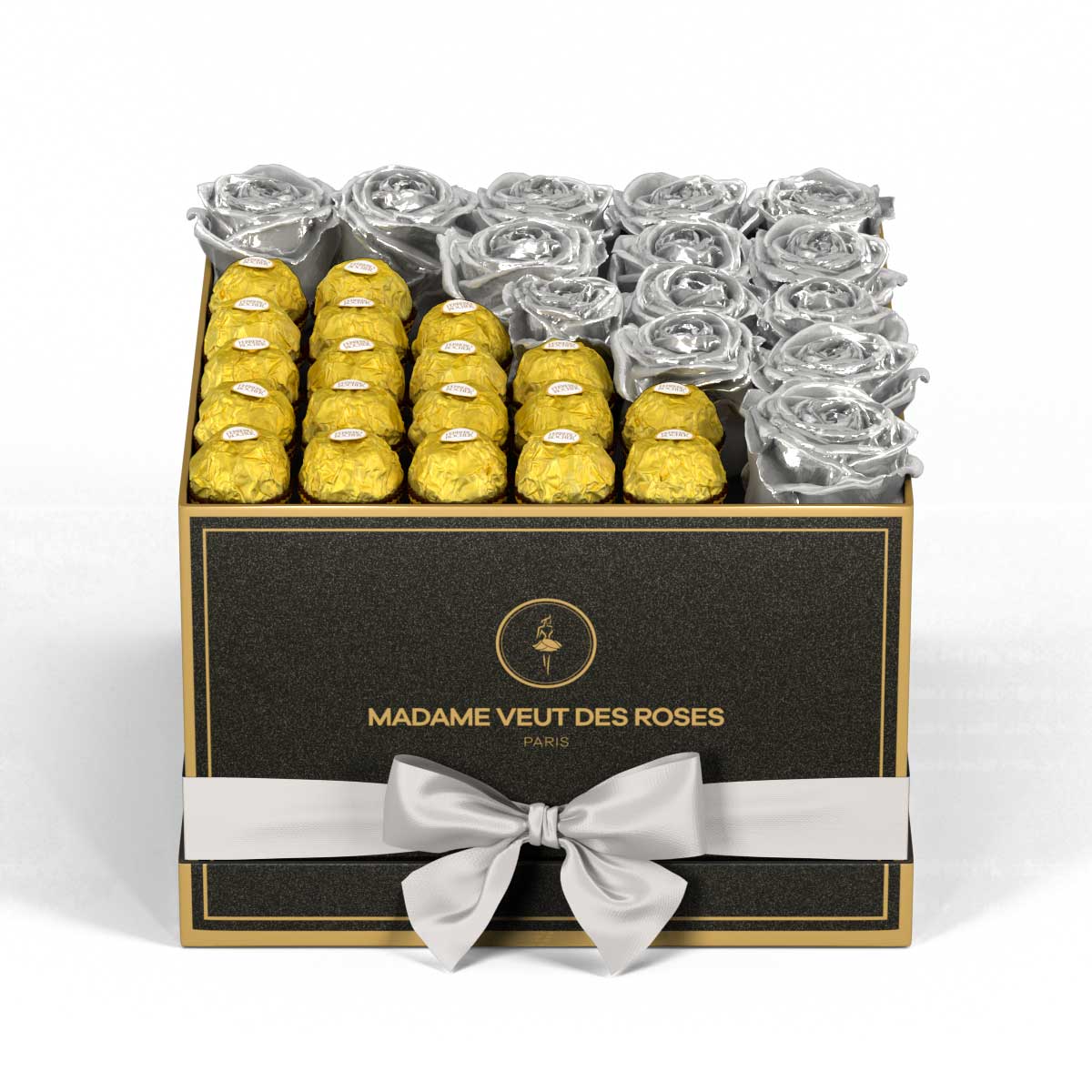 Carré Medium - Roses éternelles - Madame Veut Des Roses