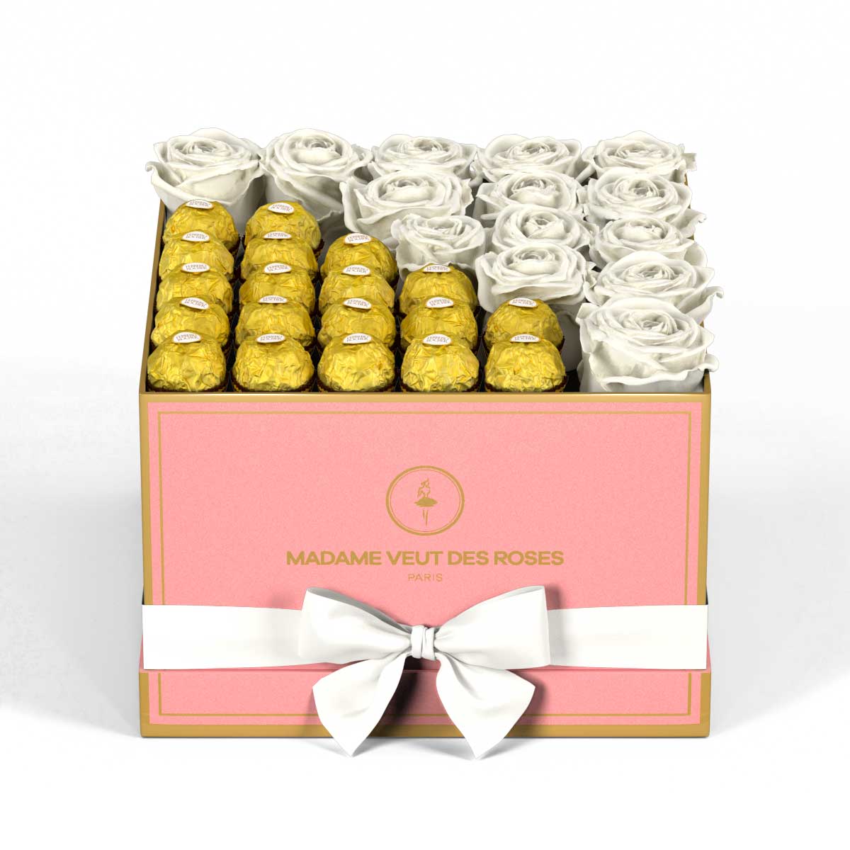 Carré Medium - Roses éternelles - Madame Veut Des Roses