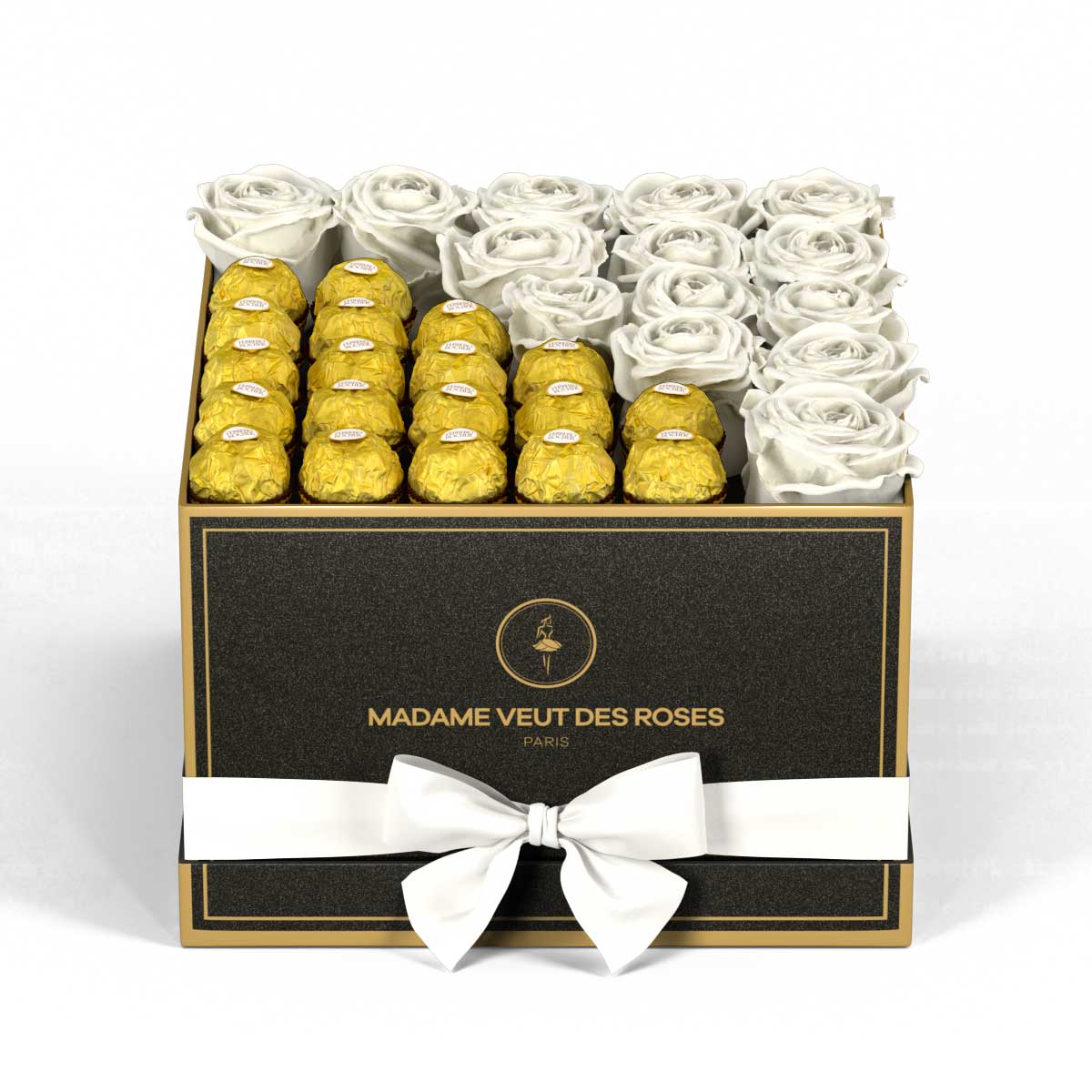 Carré Medium - Roses éternelles - Madame Veut Des Roses