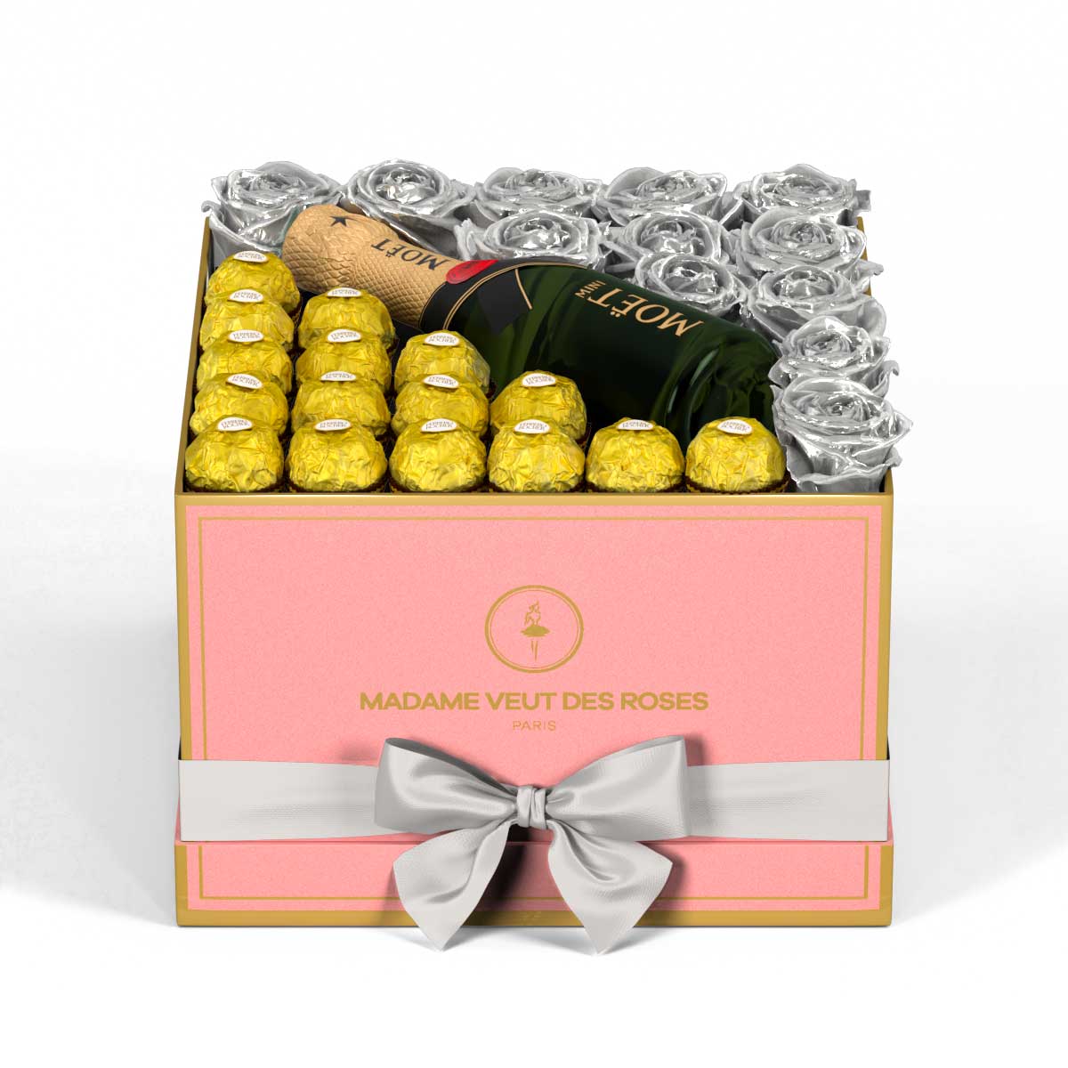 Carré Medium - Roses éternelles - Madame Veut Des Roses