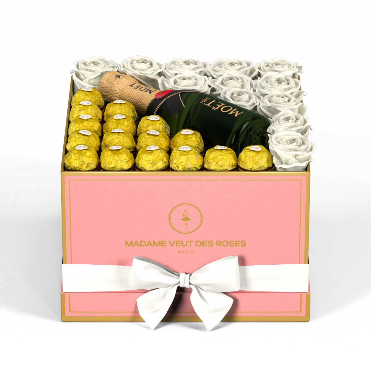 Carré Medium - Roses éternelles - Madame Veut Des Roses