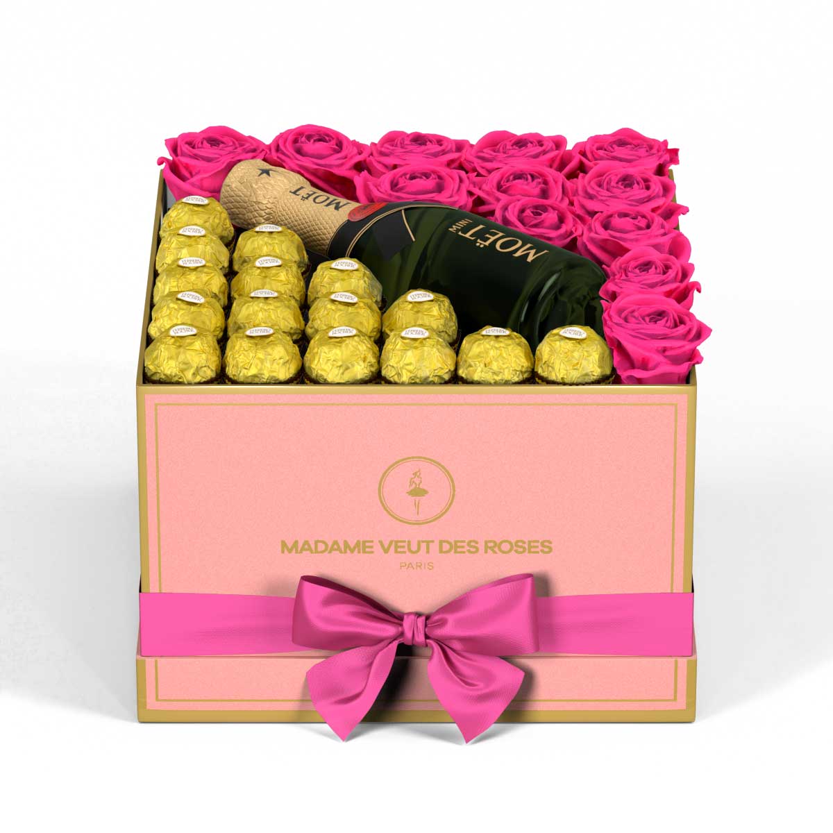 Carré Medium - Roses éternelles - Madame Veut Des Roses