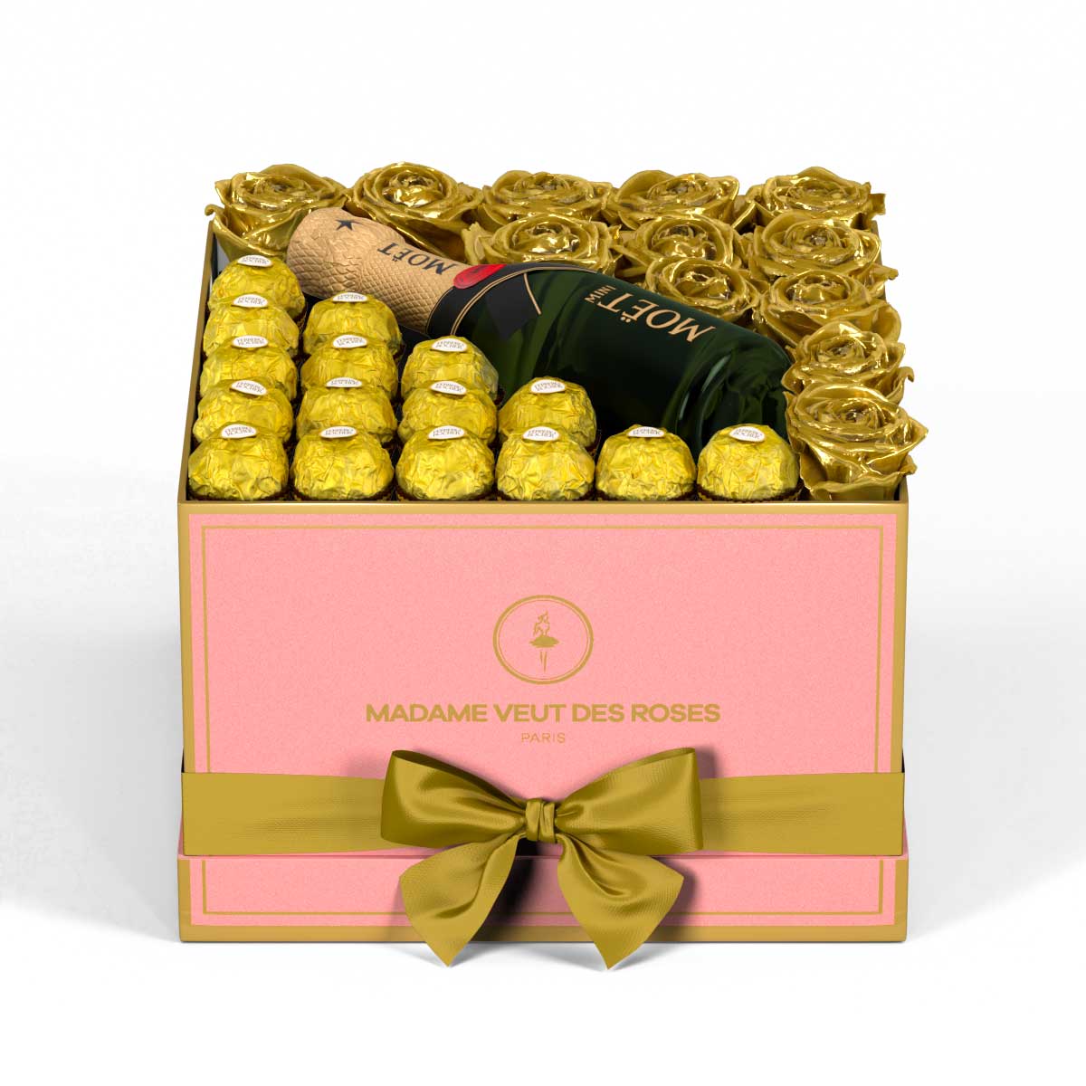 Carré Medium - Roses éternelles - Madame Veut Des Roses