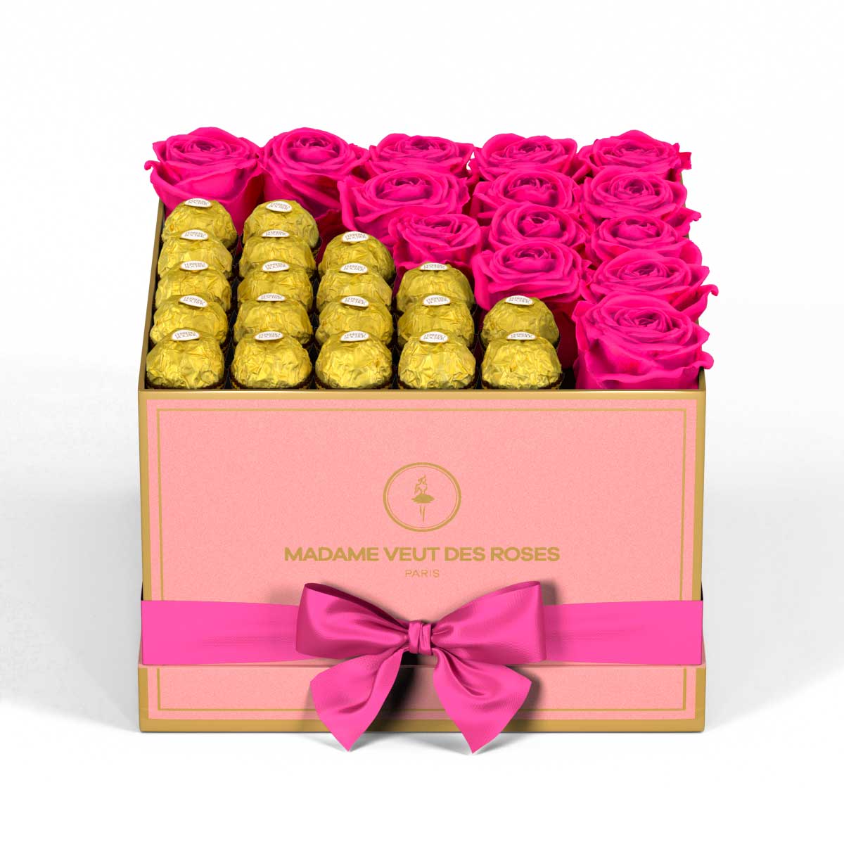 Carré Medium - Roses éternelles - Madame Veut Des Roses