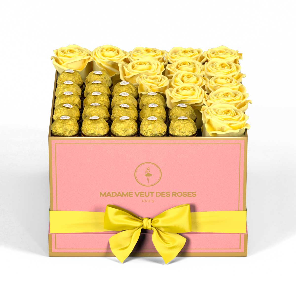 Carré Medium - Roses éternelles - Madame Veut Des Roses