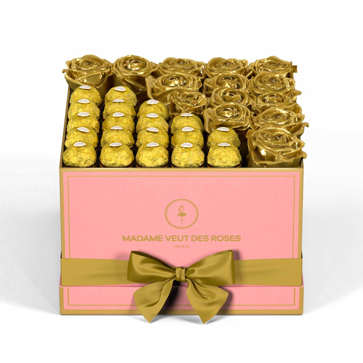 Carré Medium - Roses éternelles - Madame Veut Des Roses