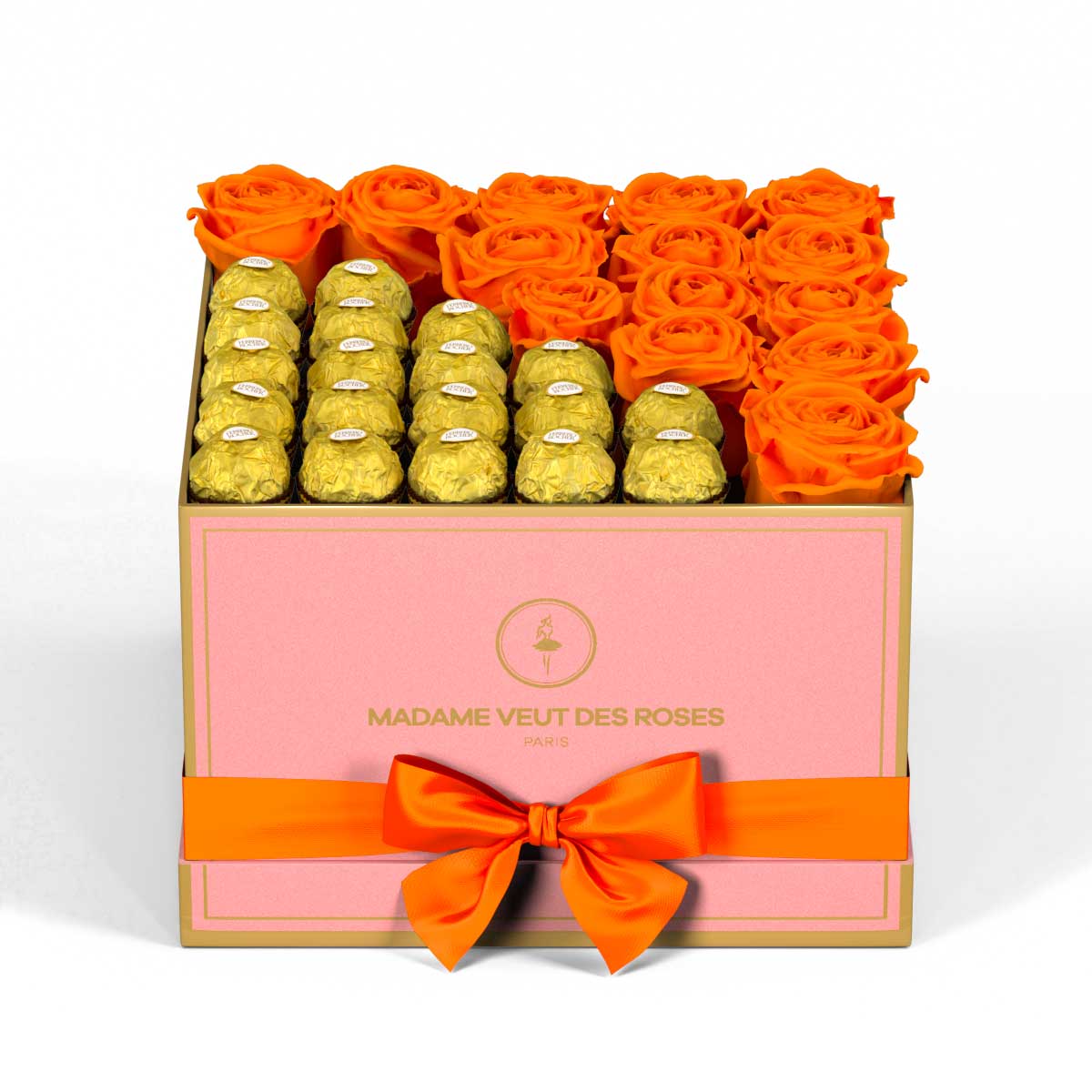 Carré Medium - Roses éternelles - Madame Veut Des Roses