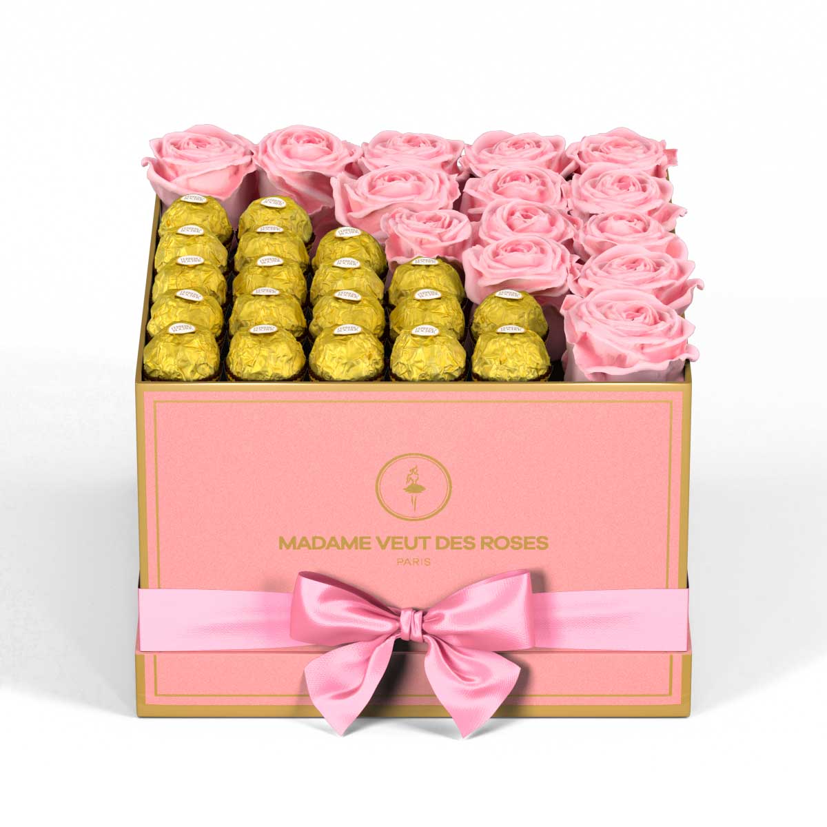 Carré Medium - Roses éternelles - Madame Veut Des Roses