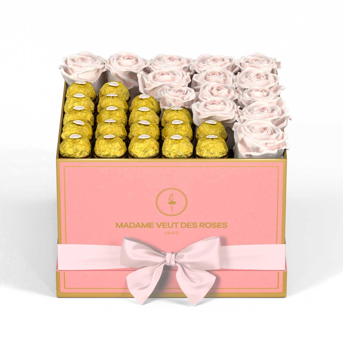 Carré Medium - Roses éternelles - Madame Veut Des Roses