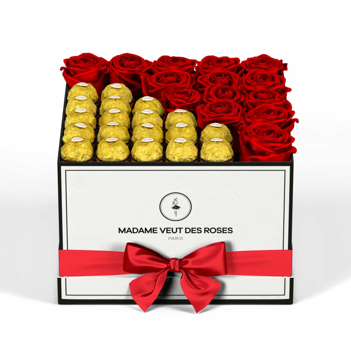 Carré Medium - Roses éternelles - Madame Veut Des Roses
