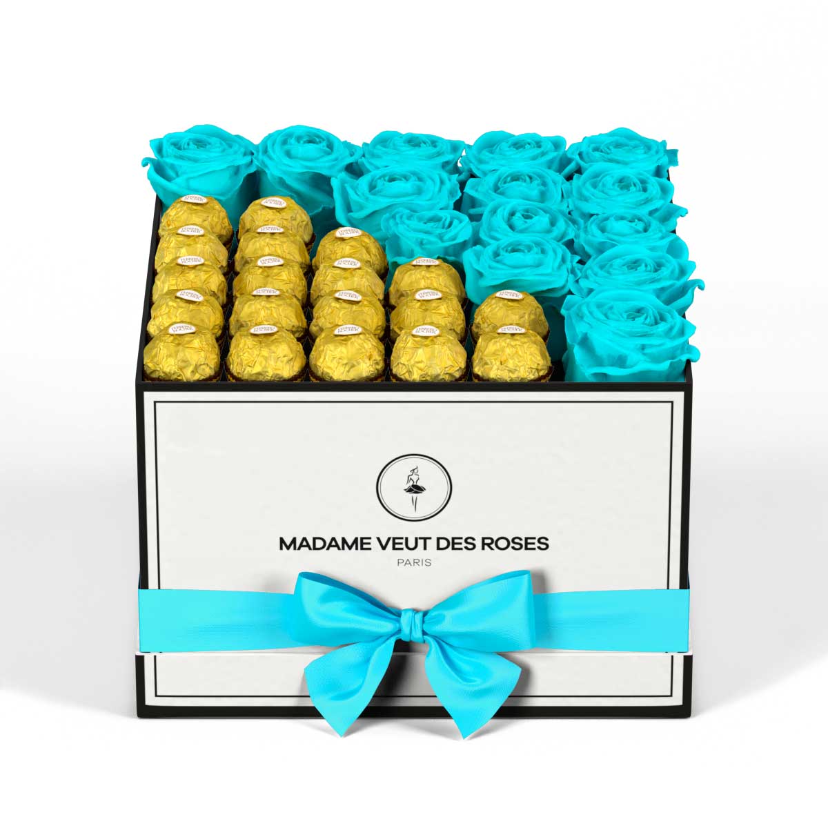 Carré Medium - Roses éternelles - Madame Veut Des Roses