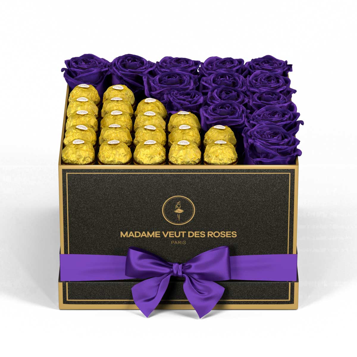 Carré Medium - Roses éternelles - Madame Veut Des Roses