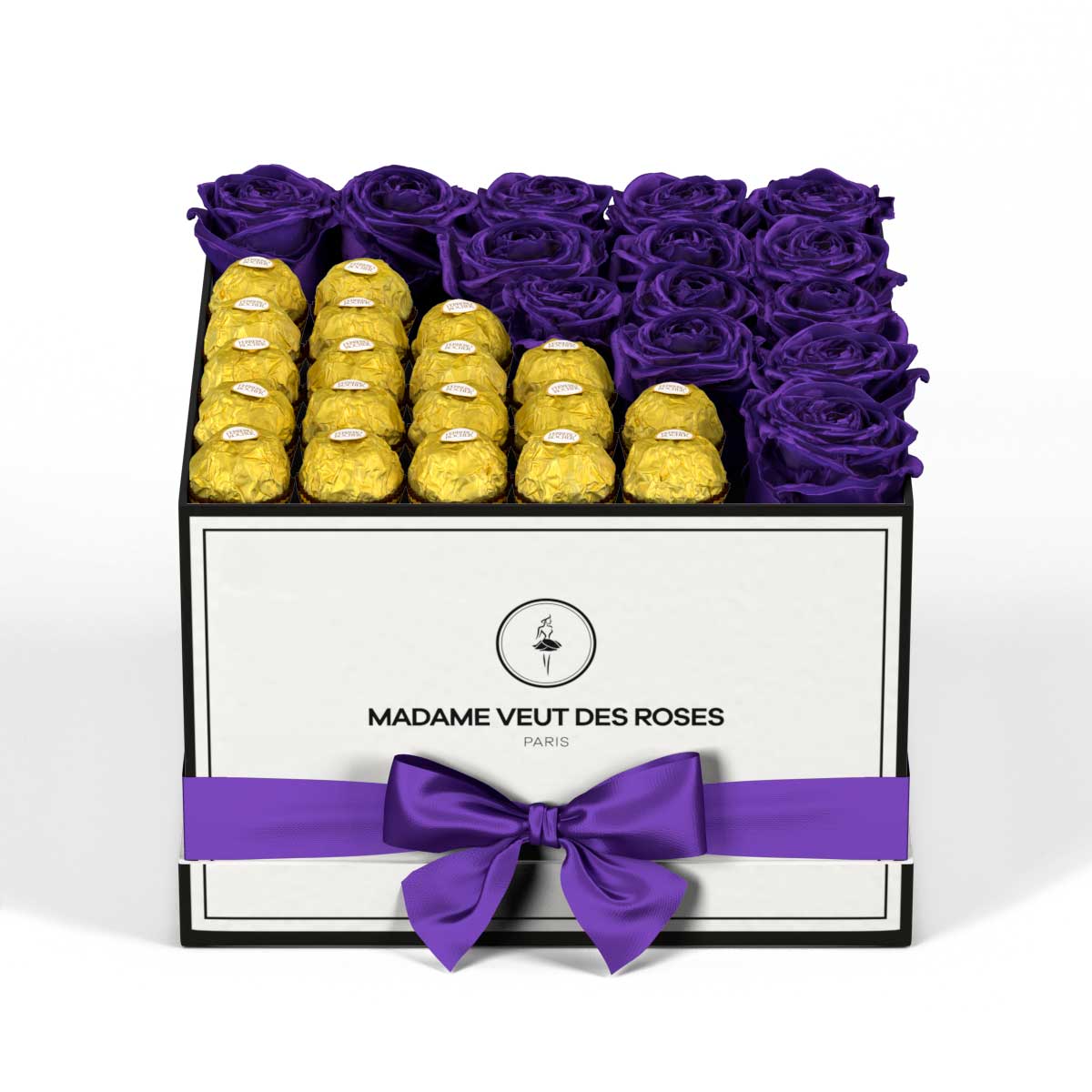 Carré Medium - Roses éternelles - Madame Veut Des Roses