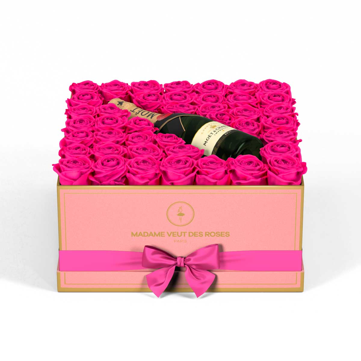 Carré Grand - Roses éternelles - Madame Veut Des Roses