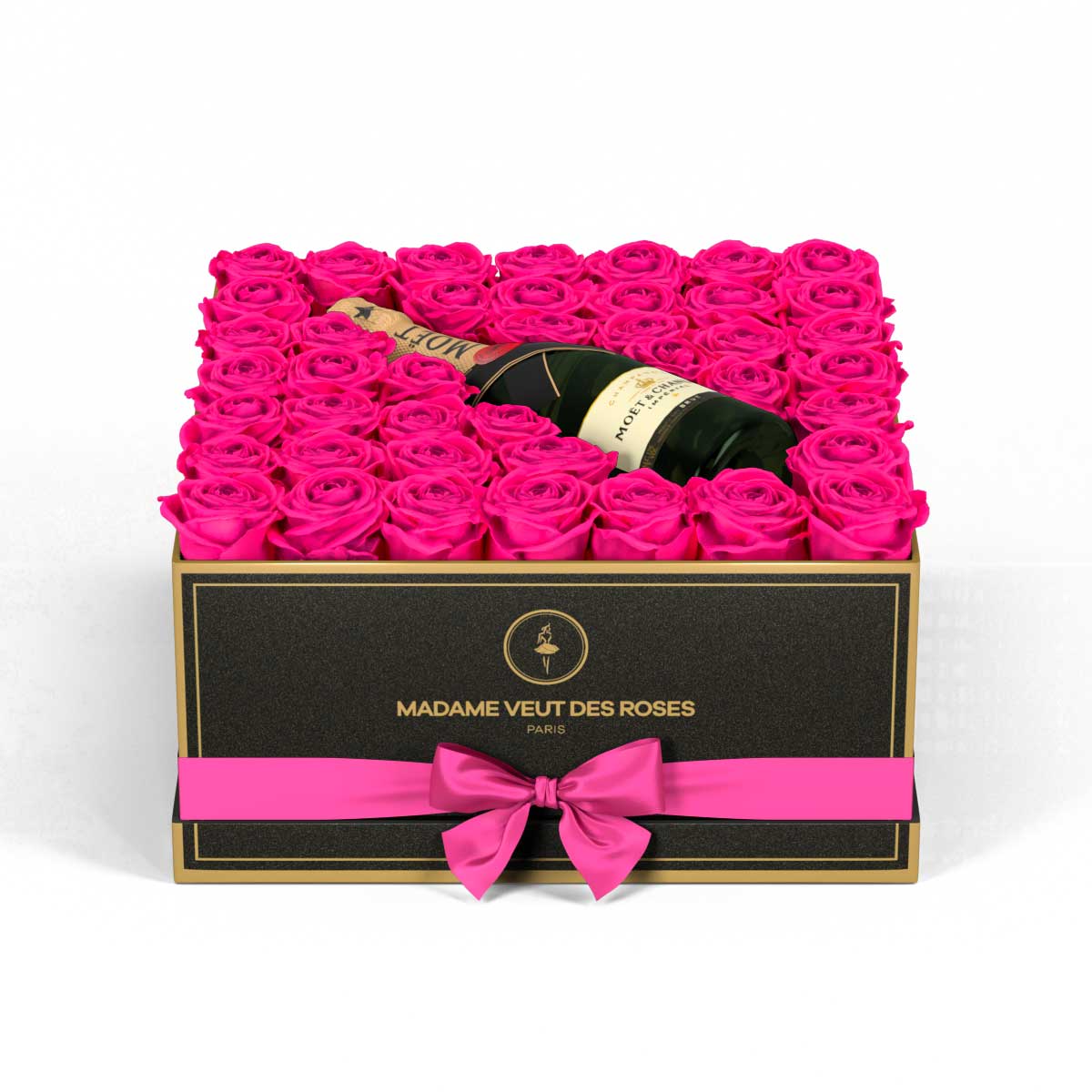 Carré Grand - Roses éternelles - Madame Veut Des Roses