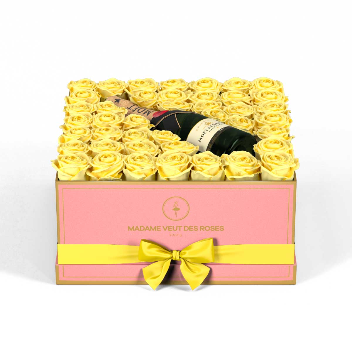 Carré Grand - Roses éternelles - Madame Veut Des Roses
