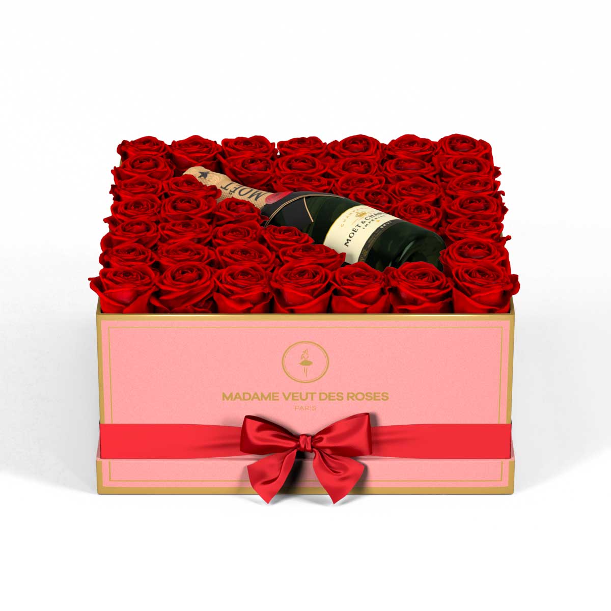 Carré Grand - Roses éternelles - Madame Veut Des Roses