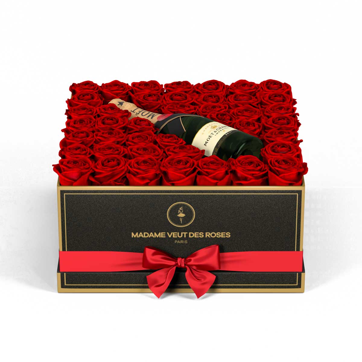 Carré Grand - Roses éternelles - Madame Veut Des Roses
