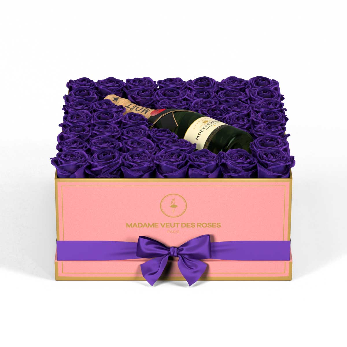 Carré Grand - Roses éternelles - Madame Veut Des Roses