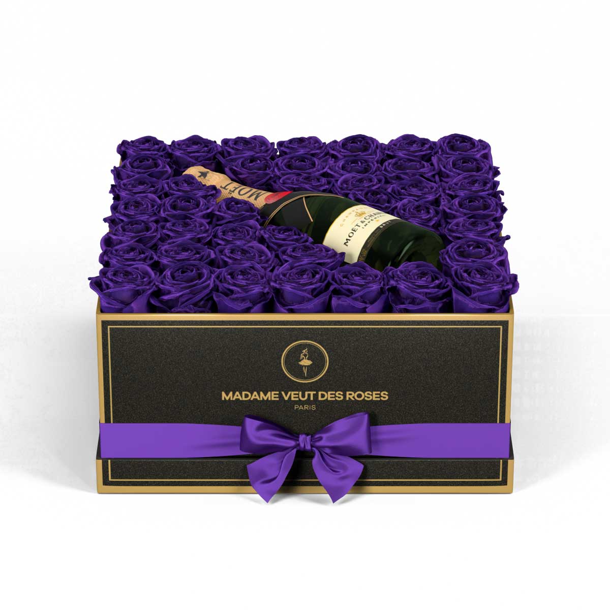 Carré Grand - Roses éternelles - Madame Veut Des Roses