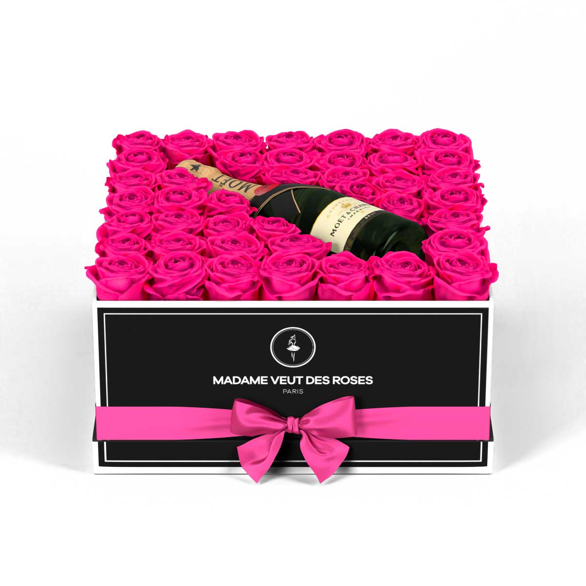 Carré Grand - Roses éternelles - Madame Veut Des Roses