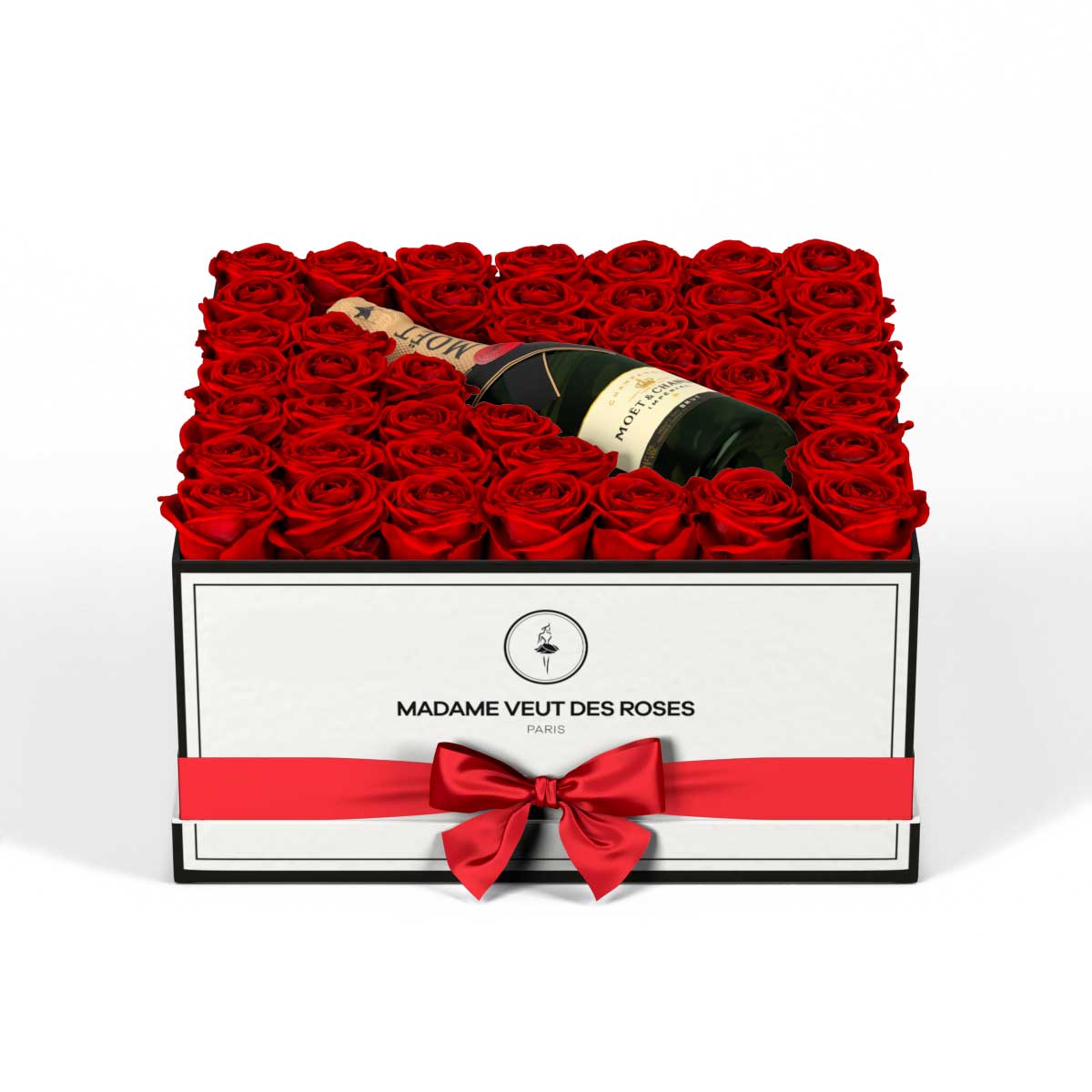 roses normales, brut