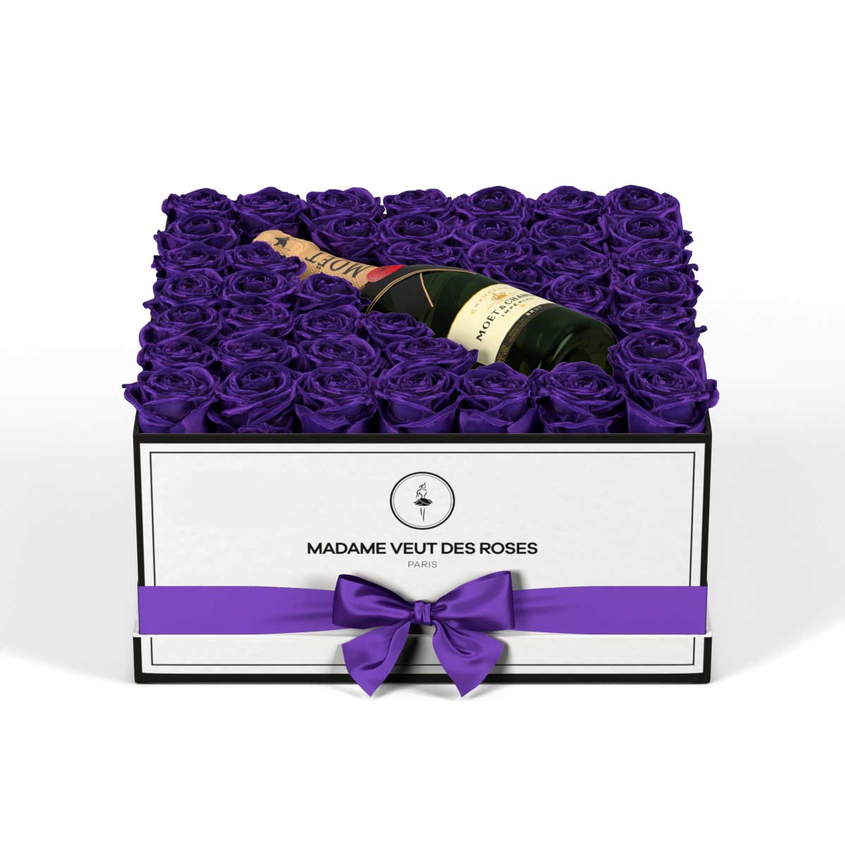 Carré Grand - Roses éternelles - Madame Veut Des Roses