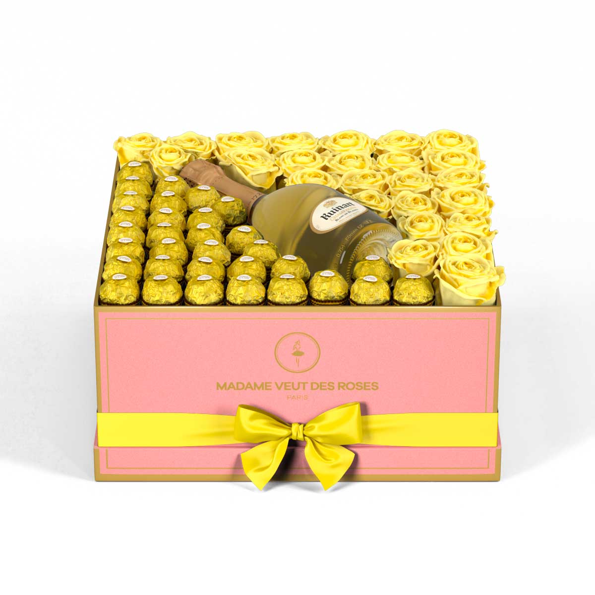 Carré Grand - Roses éternelles - Madame Veut Des Roses