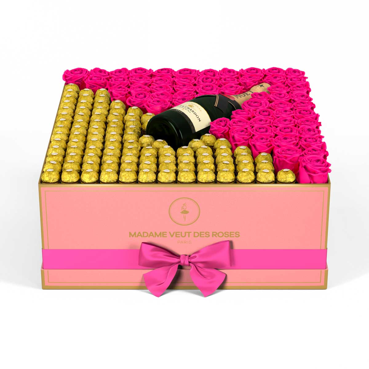 Carré Luxe - Roses éternelles - Madame Veut Des Roses