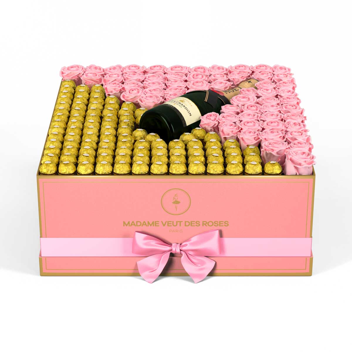 Carré Luxe - Roses éternelles - Madame Veut Des Roses