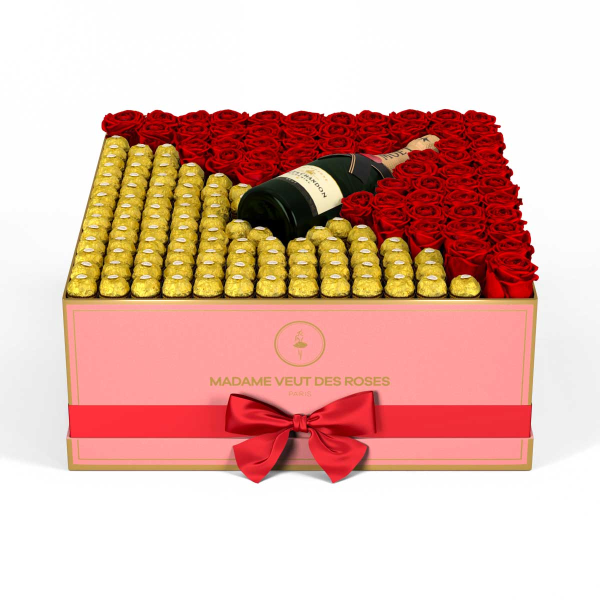 Carré Luxe - Roses éternelles - Madame Veut Des Roses