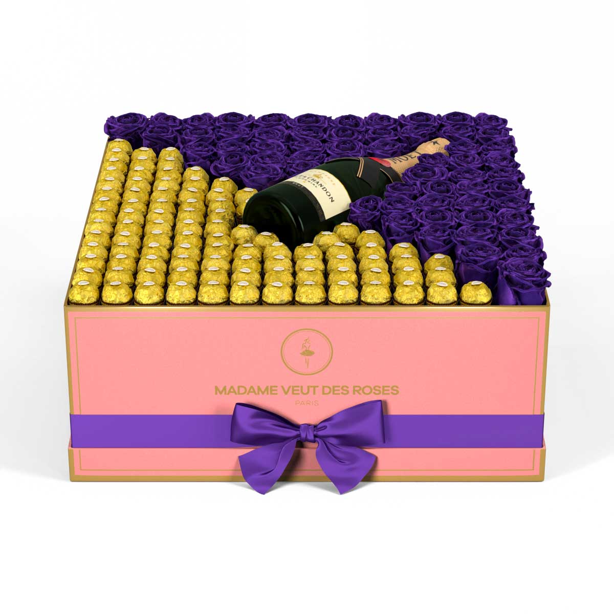 Carré Luxe - Roses éternelles - Madame Veut Des Roses