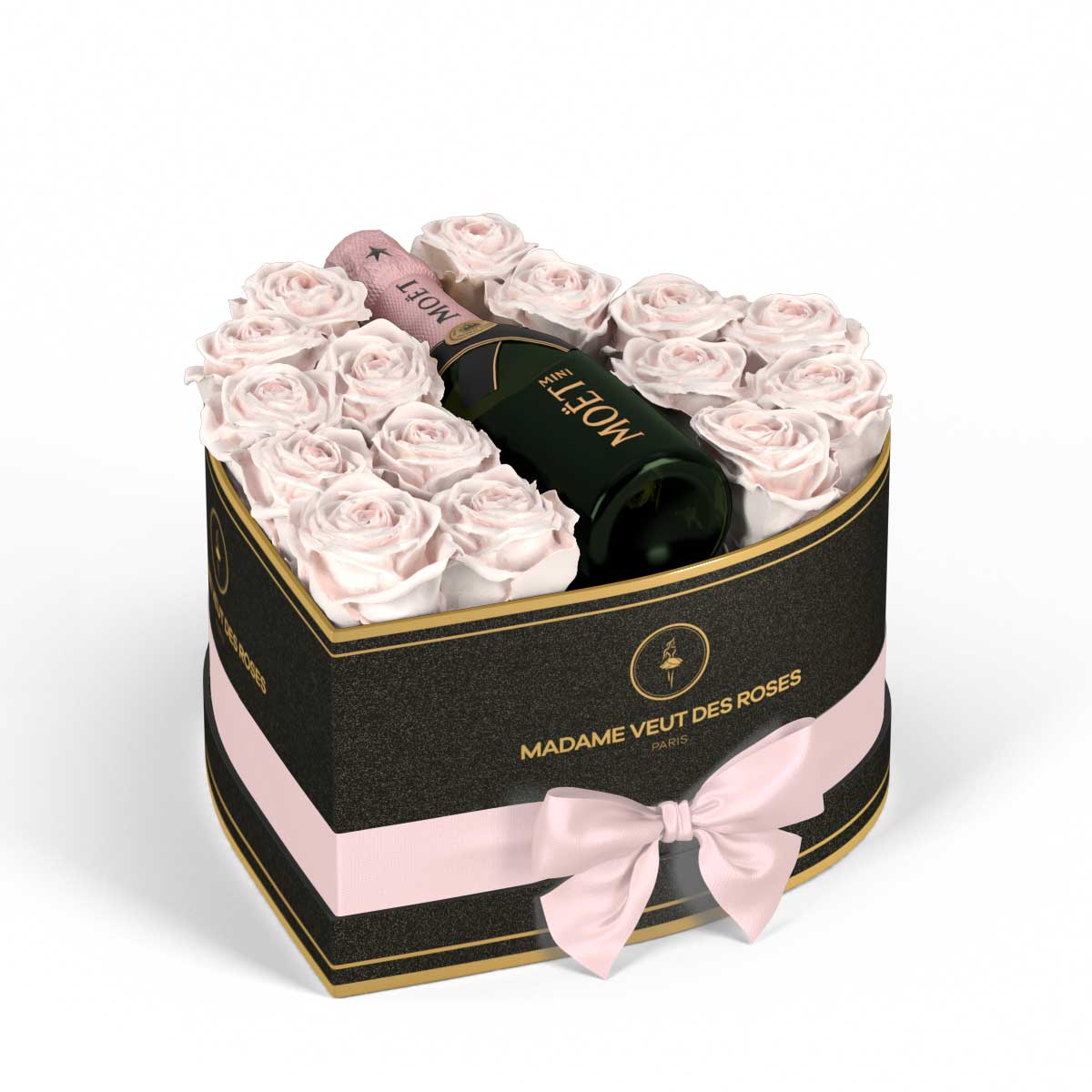 Cœur Medium - Roses éternelles - Madame Veut Des Roses