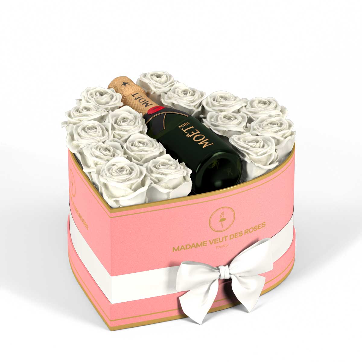 Cœur Medium - Roses éternelles - Madame Veut Des Roses