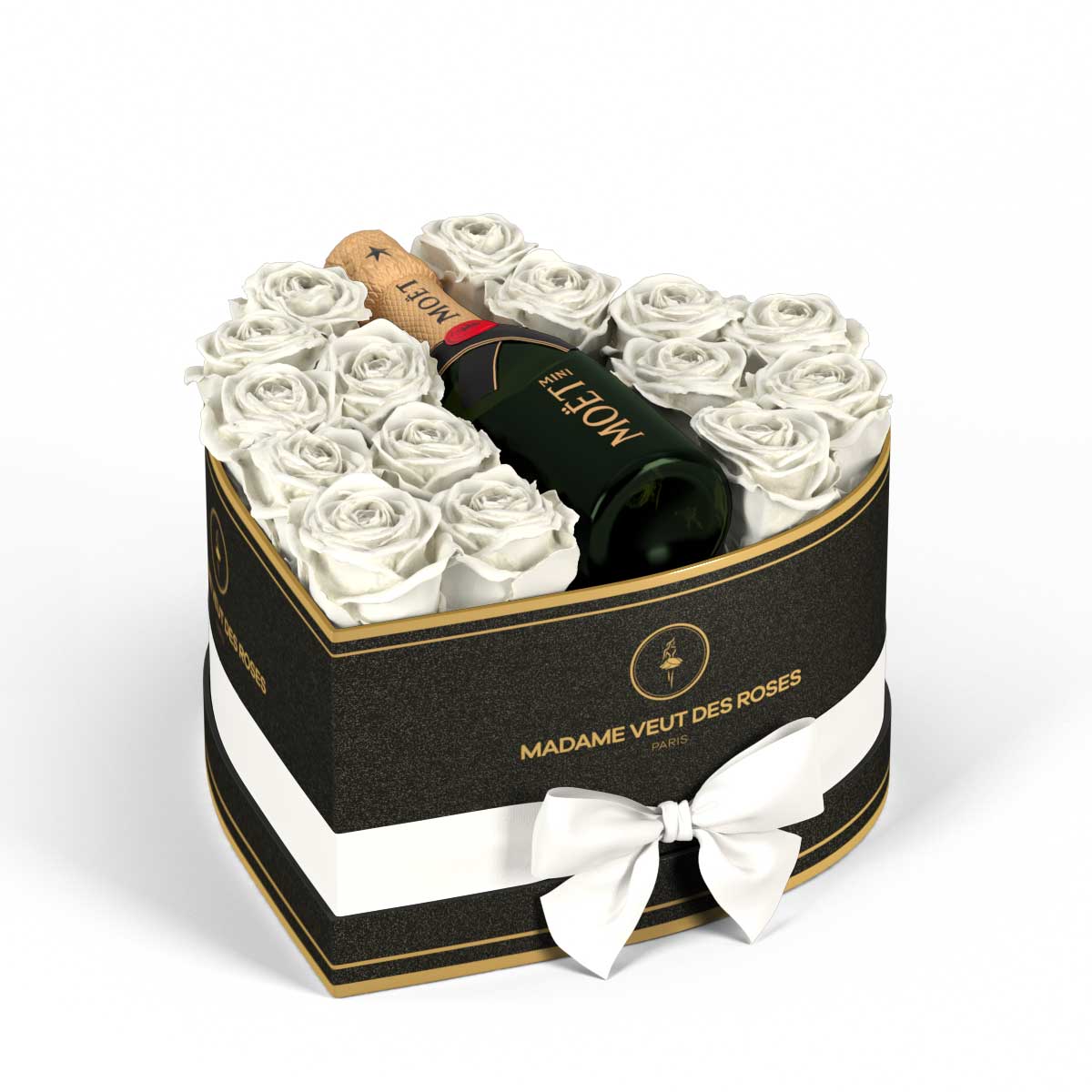 Cœur Medium - Roses éternelles - Madame Veut Des Roses